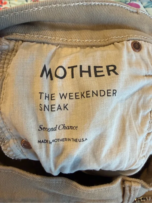 MOTHER The Weekender Sneak Bootcut Flare Jeans Second Chance 26 USA - Image 6