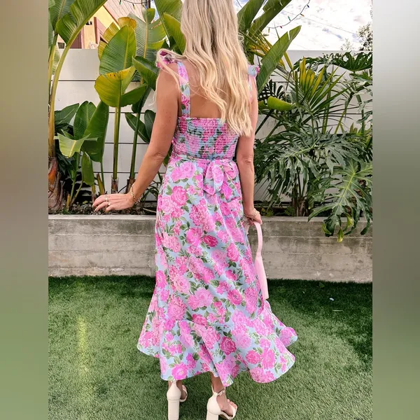 Show me your mumu garden midi dress - Image 2