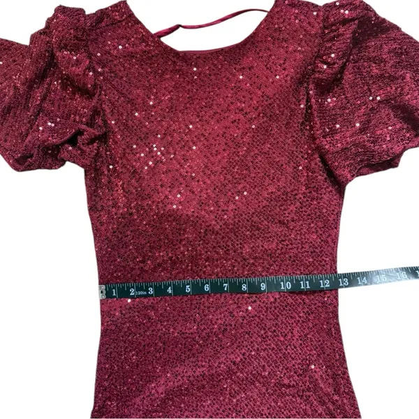 NEW ASTR the Label Sequin Mini Dress Size XS Sparkle Party Gala Sequin - Image 9