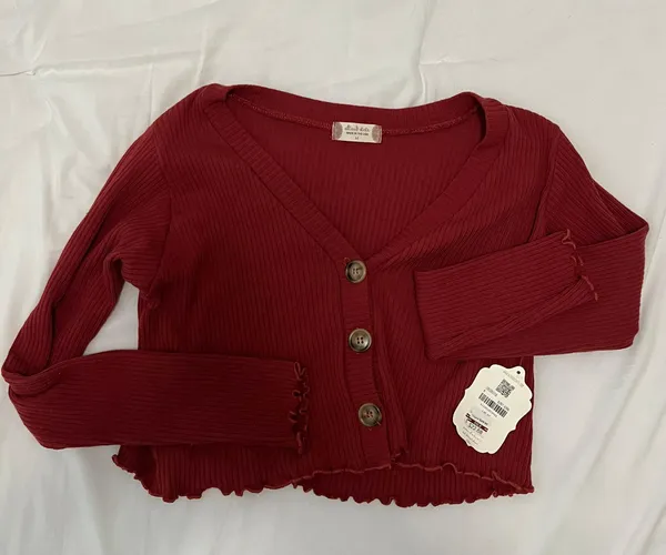 Altar'd State Dark Red Sweater - Image 2