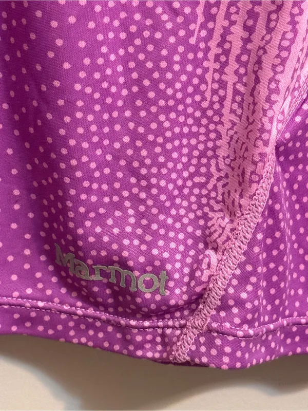 Marmot Women’s L Pink Purple Long Sleeve Performance Athletic Running Top - Image 4