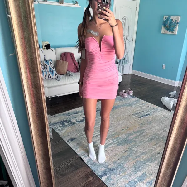 Lizard Thicket Punk strapless dress - Image 2