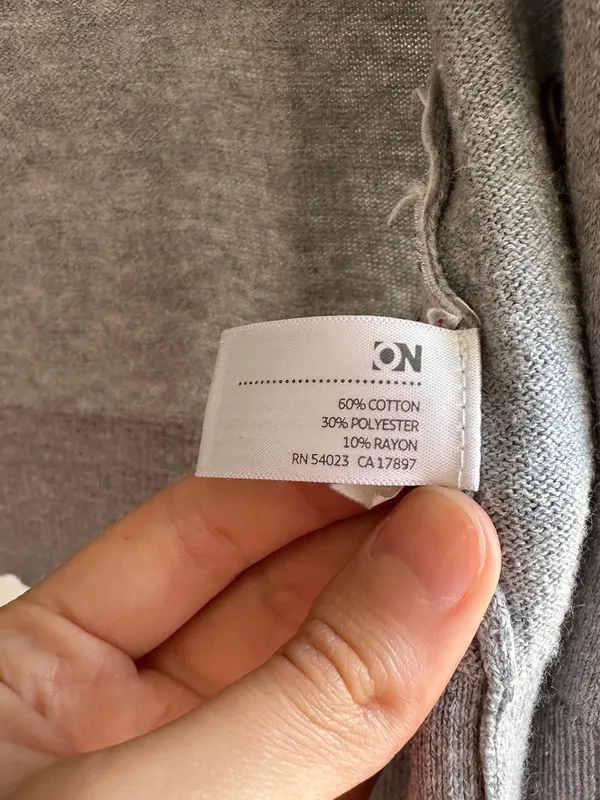 Old Navy Women’s Grey Lightweight Knit Button Down Cardigan, Size Small - Image 9