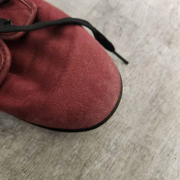 Dr. Martens Storeditch Red Canvas Lace Up Boots Size EU 41 - Image 11