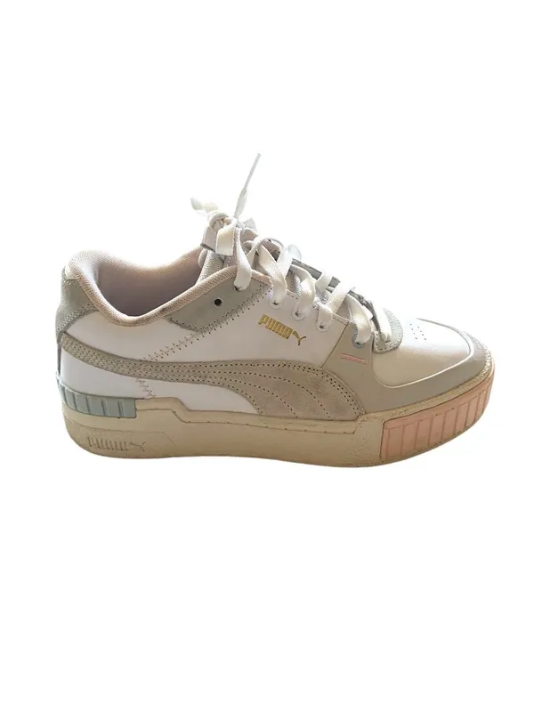 Puma Cali Sport Mix Platform Sneakers Gray Size 8.5 Spring Beach Neutral Coastal - Image 4