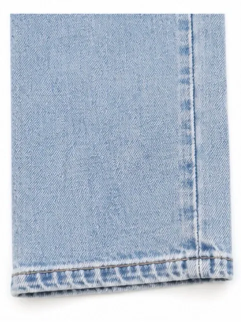 Risen Jeans Size 11 Light Wash High Rise Cropped Wide Leg Jeans - Image 5