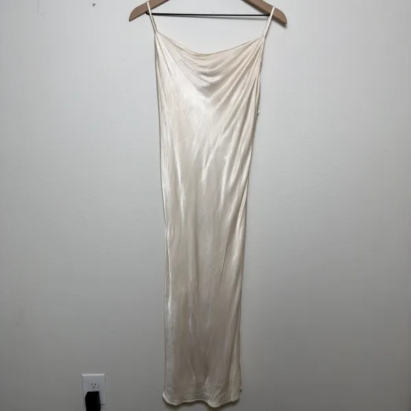 Shona Joy Women‎ Slip Dress 10 Champagne Cowl Neck Formal Wedding Party Event - Image 3