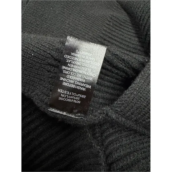 Anthropologie Black Open Side Sweater Vest Women’s One Size - Image 3