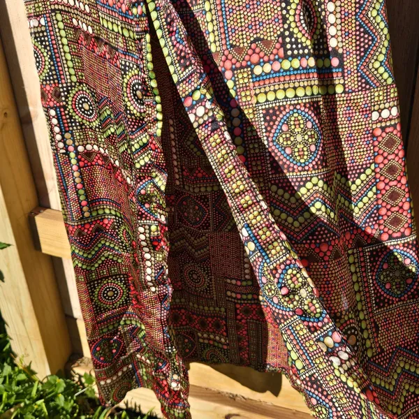 NWOT Urban Modesty Colorful Print Button Dress XL - Image 7