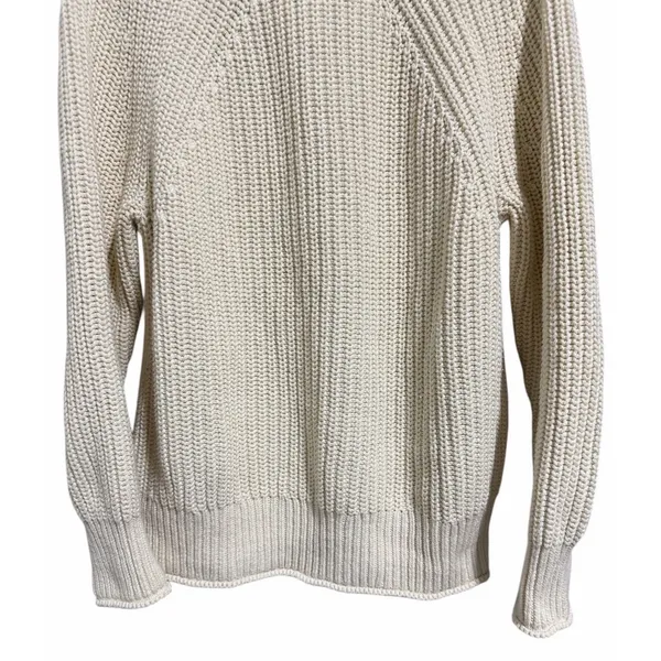 J. Crew‎ Relaxed Rollneck Sweater Linen Women's Size Small - Image 5