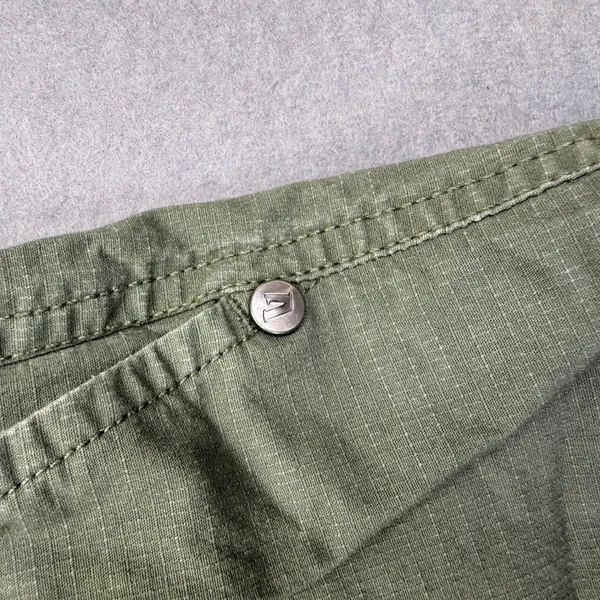 Vuori Ripstop Pant Army Green VW401 Stretch Cotton Cargo‎ Hiking Size Medium - Image 7