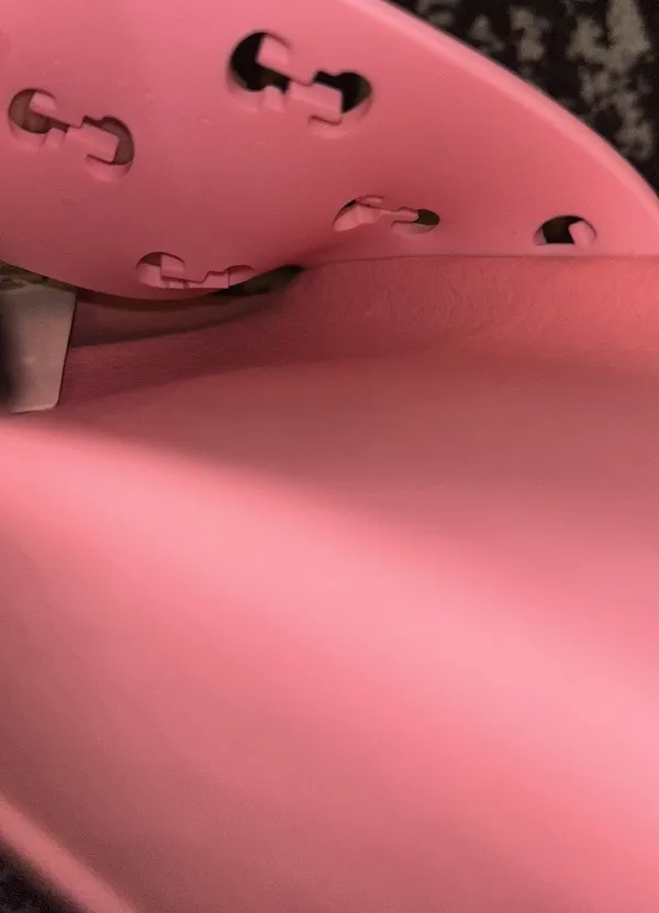 Gucci GG Slide Rubber Sandal Pink Size 36 - Image 5