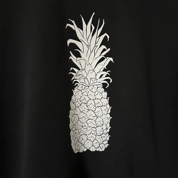 Lululemon Perfectly Oversized Crew Hawaii Pineapple Sweatshirt Black Size 8 - Image 4