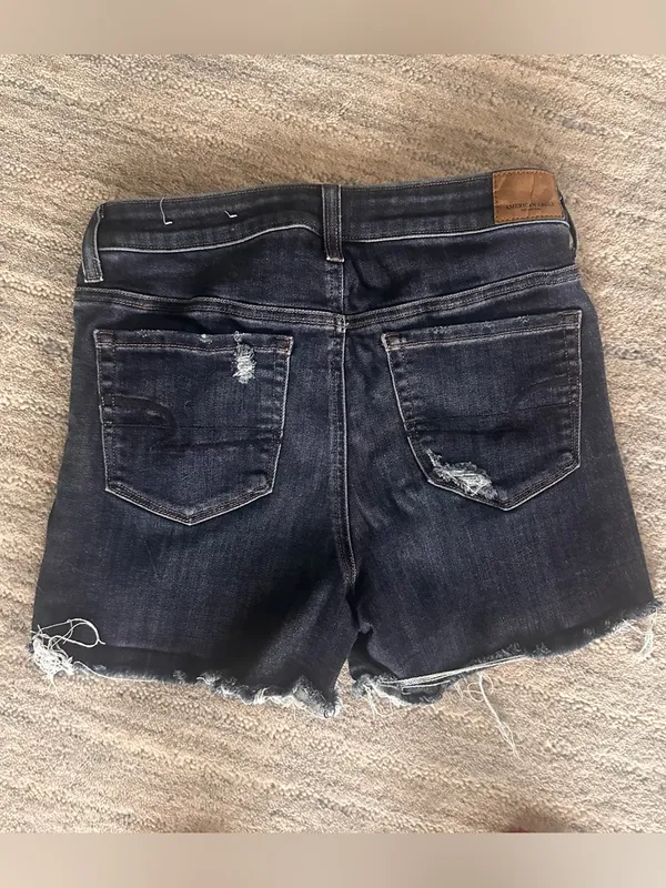 American Eagle Next Level Stretch Distressed Jean Shorts - Image 4