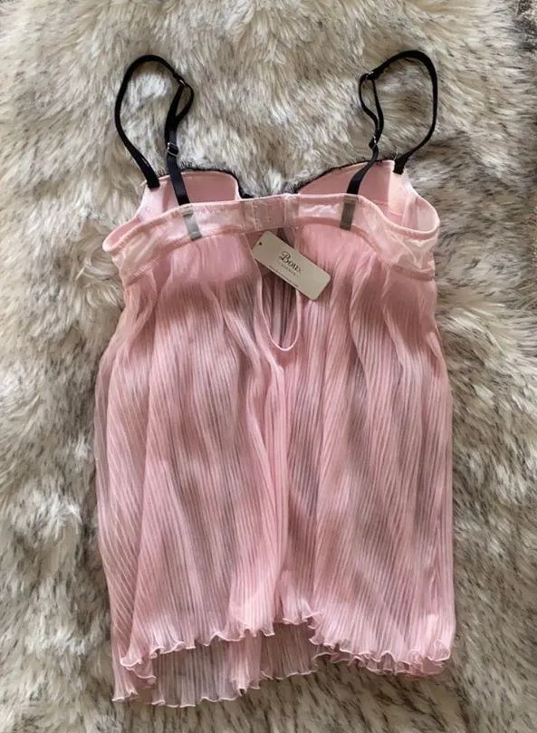 NWT Very Sexy Lace Trim Babydoll Chemise - Image 2