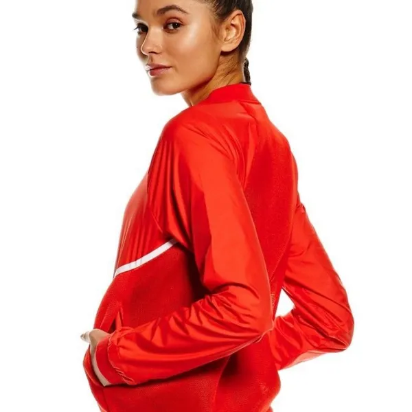 NIKE TECH HYPERMESH BOMBER JACKET Red NEW - Image 2