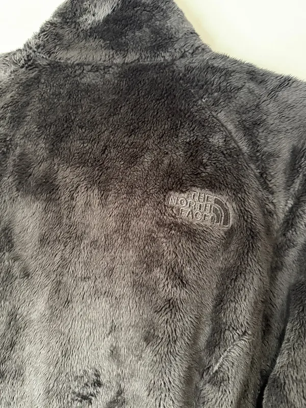 The North Face Black Plush Fleece Zip Jacket - Image 9