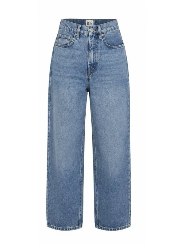 BDG Urban Outfitters High Rise Baggy Jeans Women’s Size 24 Blue 24x31 Grunge - Image 3