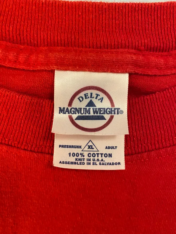 Delta Magnum Weight Red Long Sleeve Texas Tech Shirt - Image 4