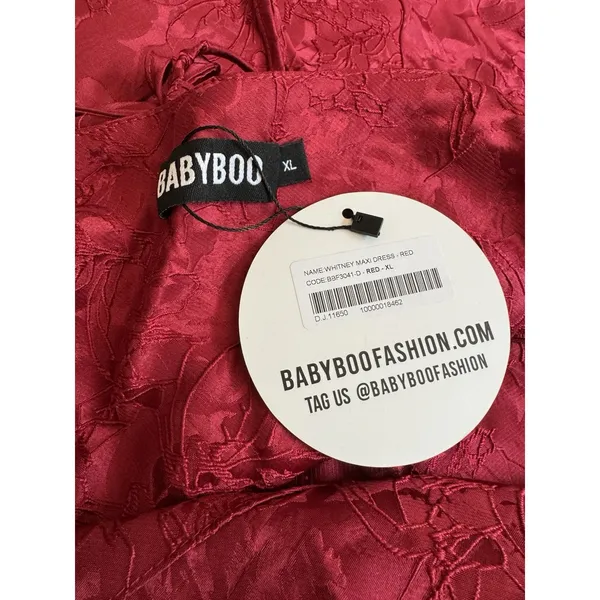 NWT Babyboo Whitney Maxi Corset Dress Red Size XL - Image 9