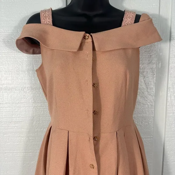 Source Unknown Olivedes Spaghetti Strap off the Shoulder Dress No Size EUC - Image 4