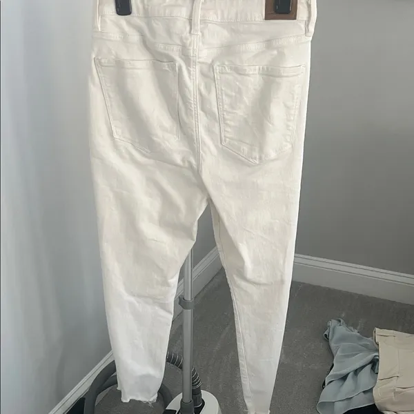American Eagle White Women's Jeans - Image 2