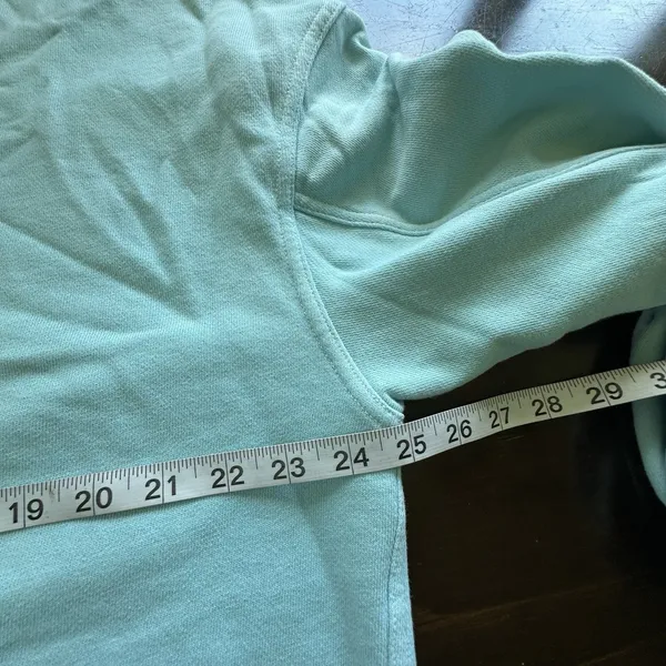Aerie Go-To Sweatshirt Sz M Crewneck Blue Oversized Slouchy - Image 8