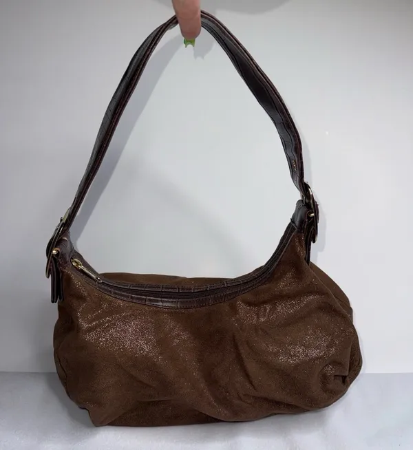 Brown glitter shoulder bag purse - Image 2