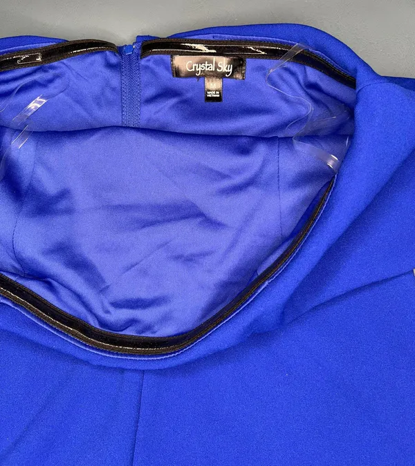 Royal Blue Romper Size M - Image 2