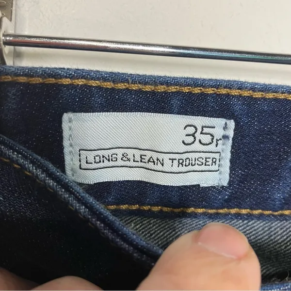 Gap Long‎ & lean trouser jeans size 35R - Image 2