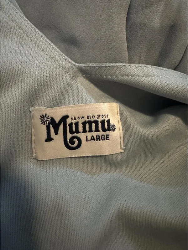 Show Me Your Mumu Sage Green Maxi Dress with Side Slit - Image 3
