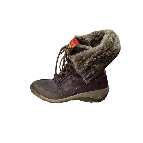 Cushe Brand Women's Winter Boot with Brown Leather & Faux Fur Liner‎ Sz 6 - Image 4