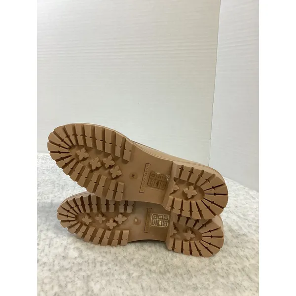 Rebecca Allen The Lug Nude IV Patent Leather‎ Tassel Loafers Size 7 Womens NIB - Image 5