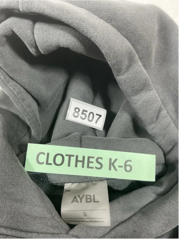 Adult AYBL Sweatpants & Hoodie Set Small Gray - Image 5