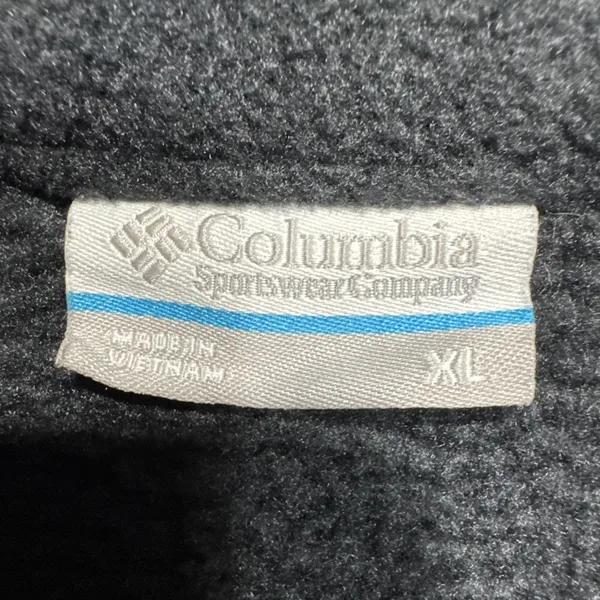 Columbia Fleece Vest Womens Size XL Black Layering Outdoor Hiking Fall Winter - Image 3