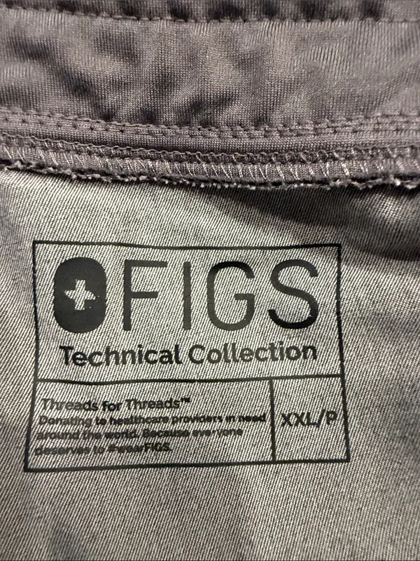 Figs technical collection gray jogger scrub bottoms size XXlarge petite. - Image 8