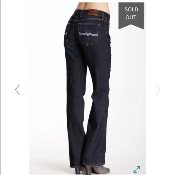 Lucky‎ brand women’s Dayton sweet n low bootcut jeans size 4 - Image 4