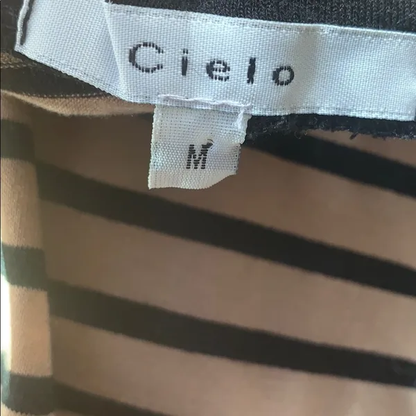 Cielo Top Striped Black Tan Medium - Image 9