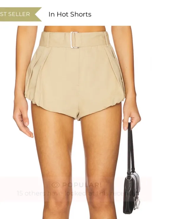 Lioness high waisted belted micro shorts  - Image 3