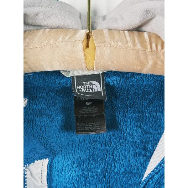 The North Face Womens Osito Full Zip Fuzzy Fleece Jacket Size S Blue Outdoor - Image 4
