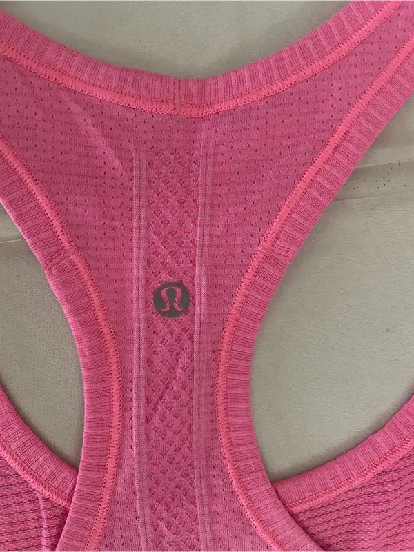 Lululemon Swiftly Racerback Tank Top - Pink Size 10 - Image 8