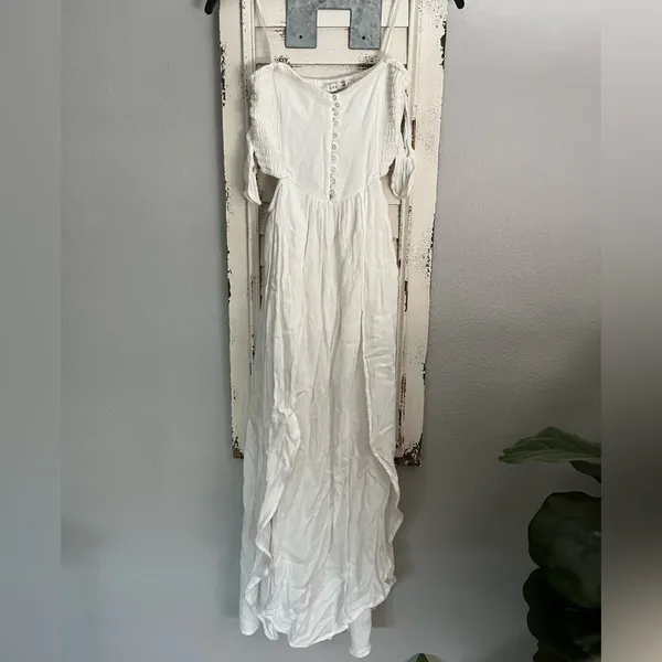LUSH White cutout Off-the-Shoulder Maxi Dress - Image 5