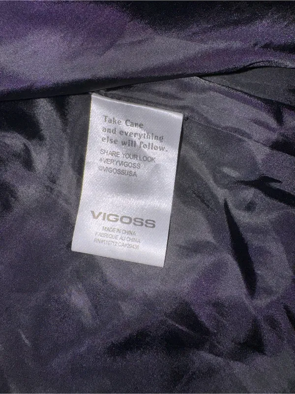 Vigoss Black Single-Breasted Pea Coat - Image 6