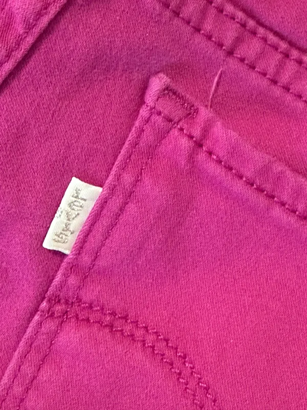Pink Levi’s 710 Skinny Jeans, Size 28 - Image 7