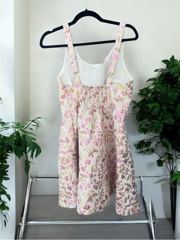 Free People Sparkle Deluxe Mini Dress Medium - Image 3