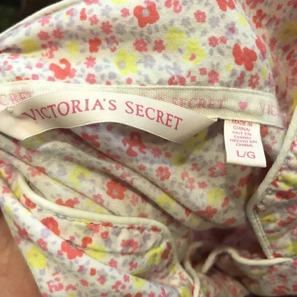 PINK - Victoria's Secret sleepwear pajamas top long sleeve size Large womens - Image 5