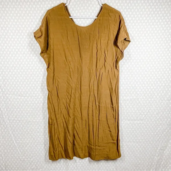 Madewell Green Downtown Tie Back‎ Dress - Image 2