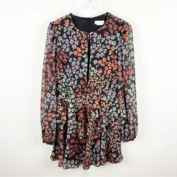 Lovers + Friends Carter Floral Mini Dress Women's Size M‎ Garden Party - Image 3