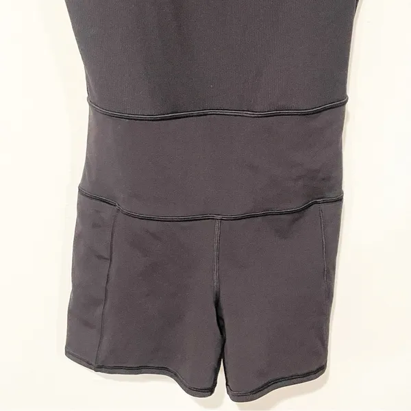 Vuori Size XS Black Seamless One‎ Piece Shorts Romper Jumpsuit - Image 2