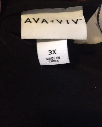 Ava & Viv Black Blouse - Image 3